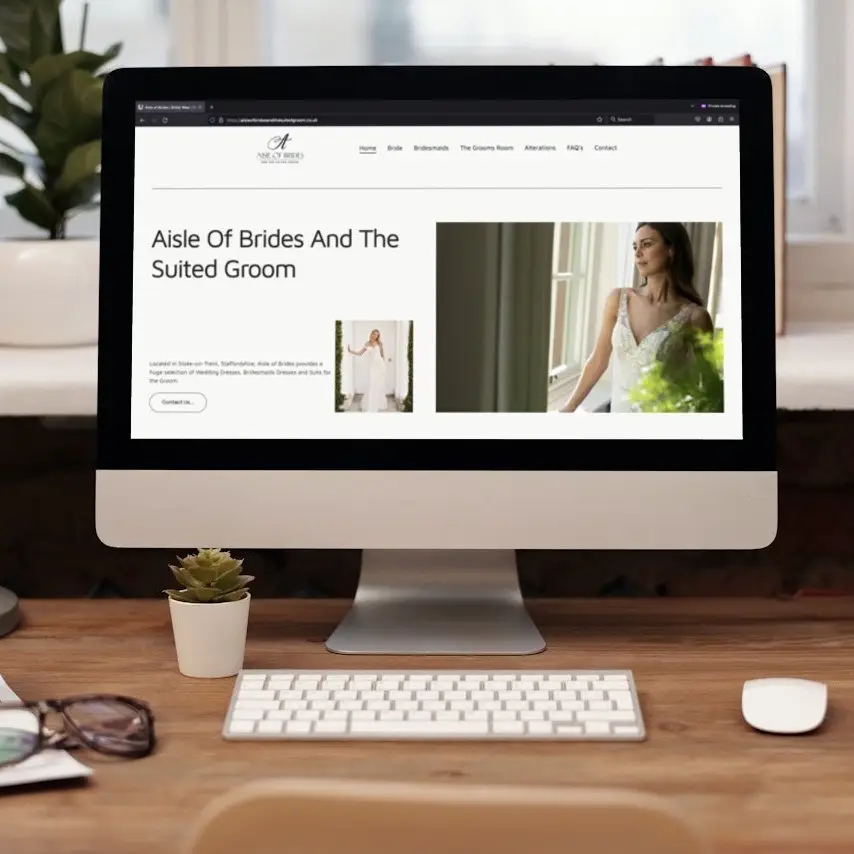 New Website for Aisle of Brides