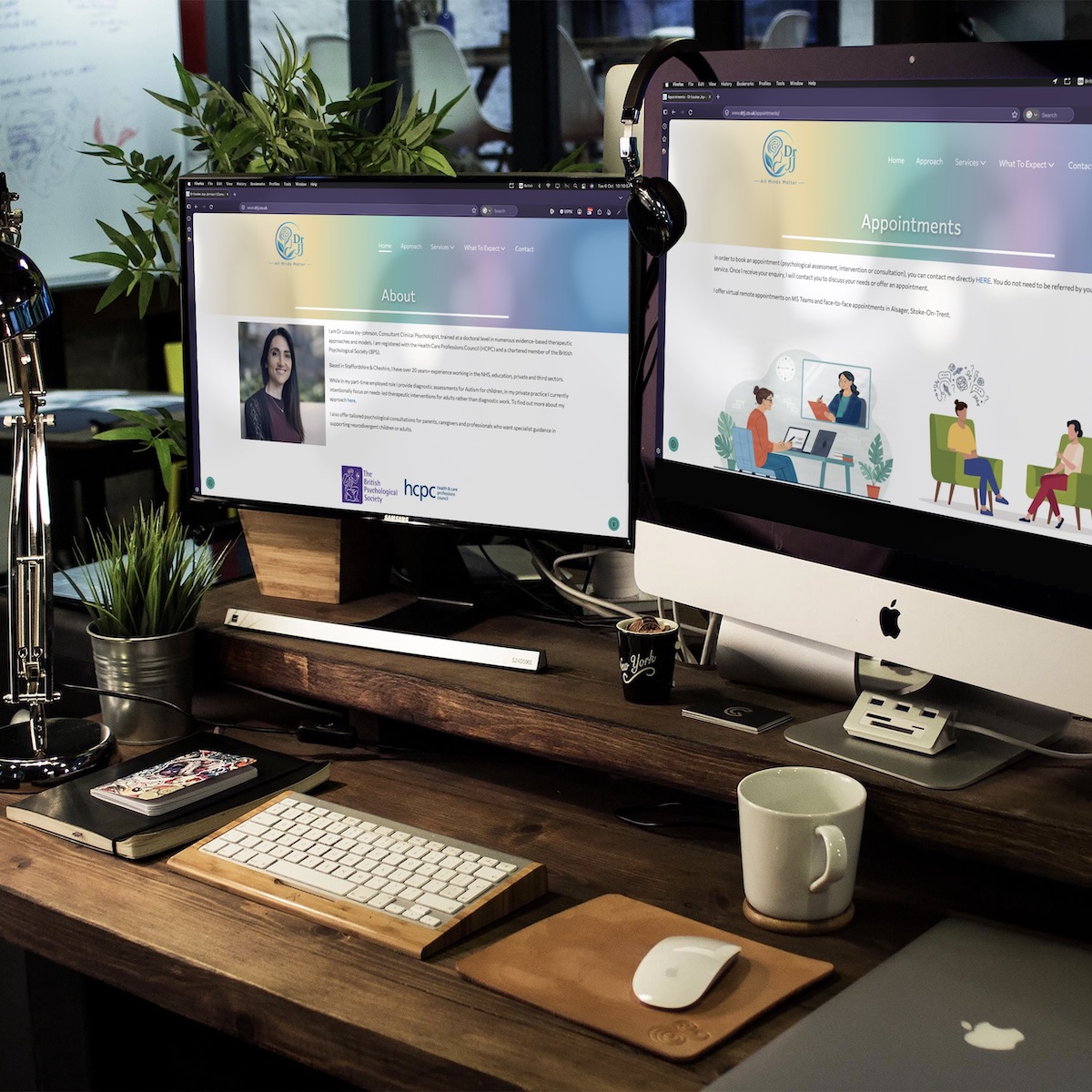 Dr Louise Joy-Johnson New Website